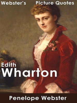 cover image of Webster's Edith Wharton Picture Quotes